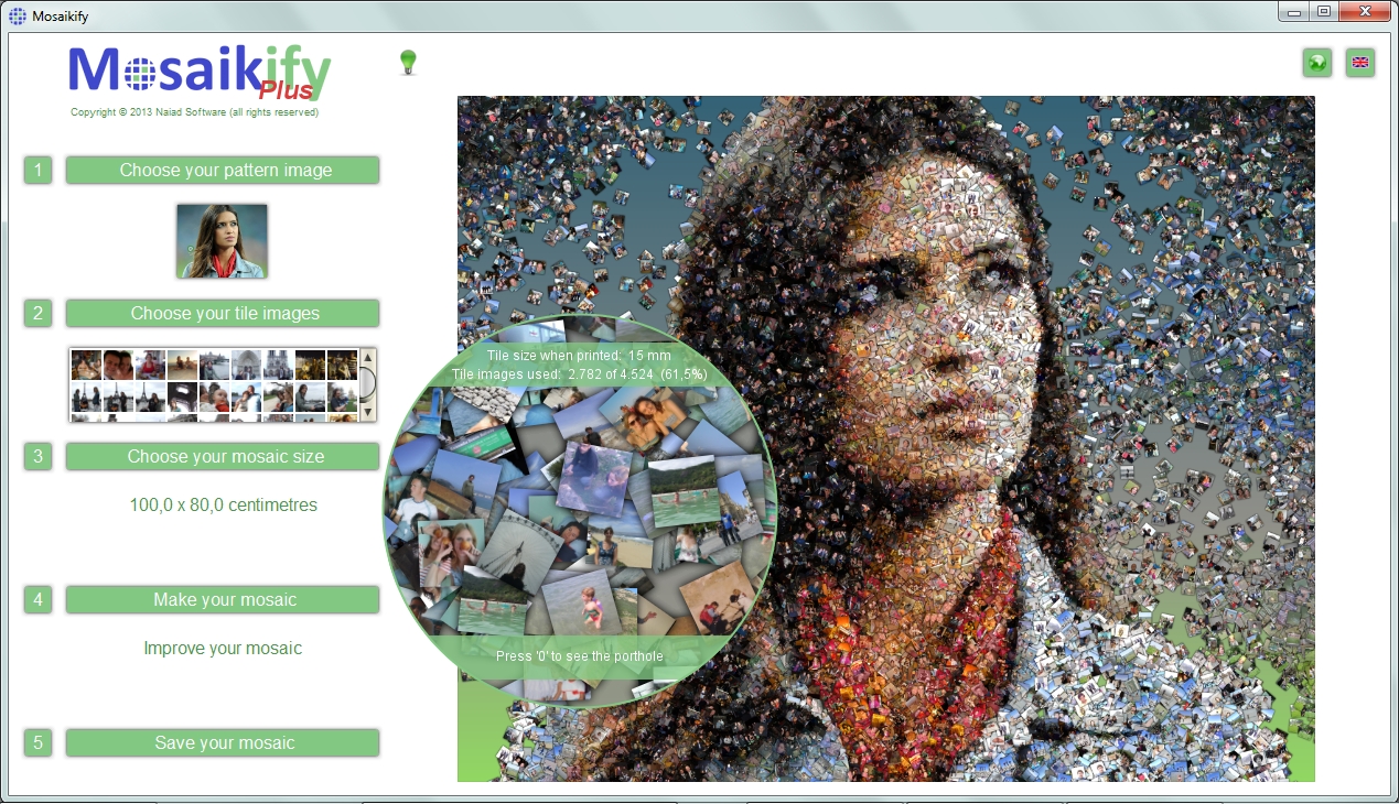 free download photo mosaic software